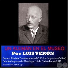 UN ALEMN EN EL MUSEO - Por LUIS VERN - Domingo, 16 de Diciembre de 2012 